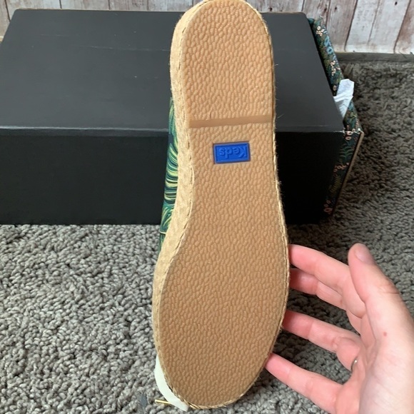 𝅺keds x Rifle Paper Triple Kick Palm Espadrilles - Picture 8 of 11